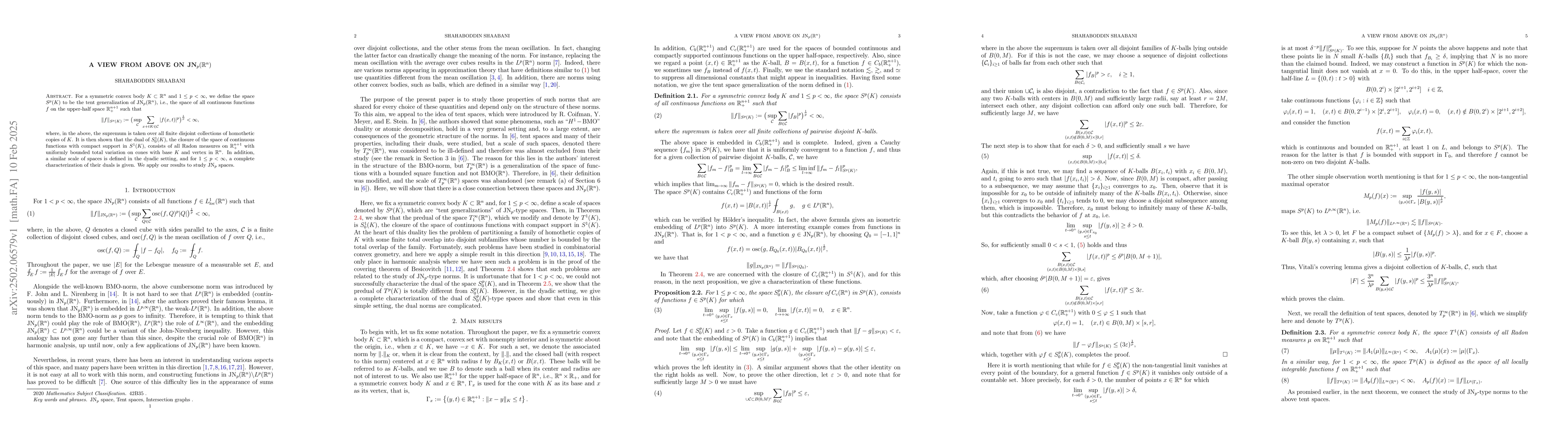 Thumbnail for A view from above on $\text{JN}_p(\mathbb{R}^n)$