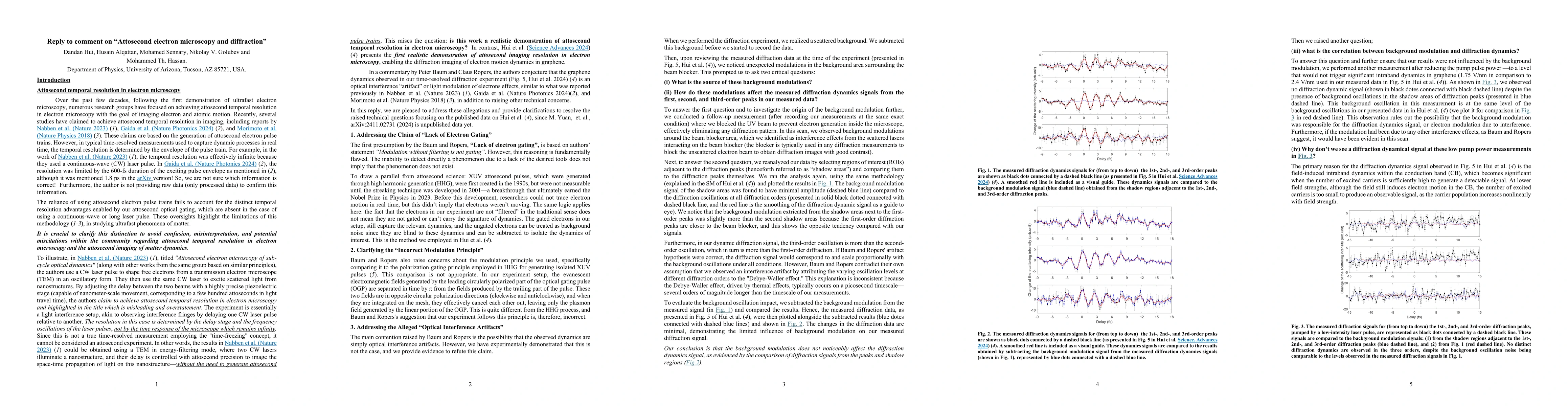 Thumbnail for Comment on "Comment on Attosecond electron microscopy and diffraction"