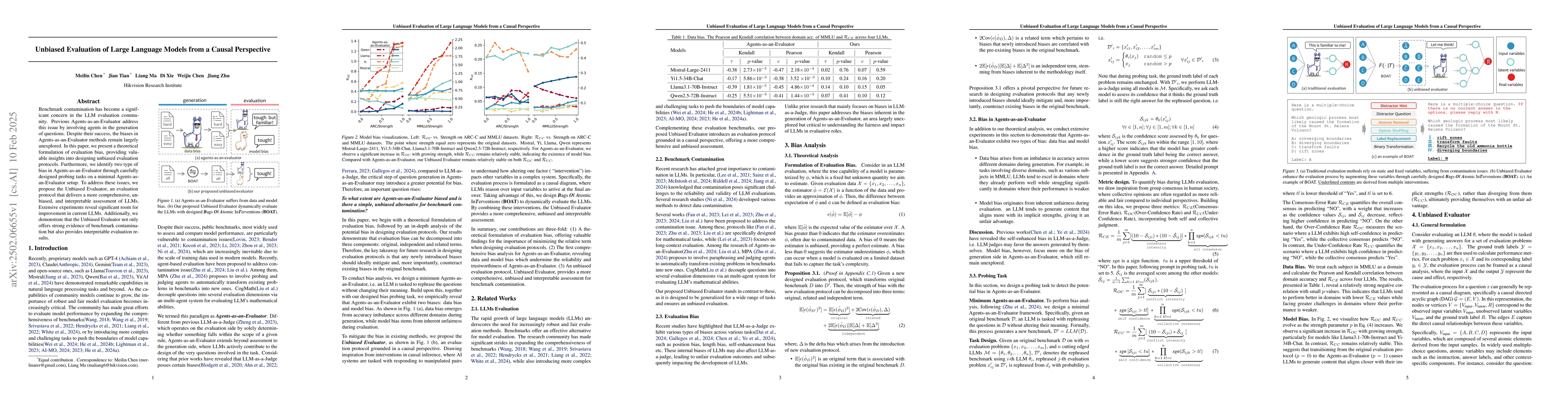 Thumbnail for Unbiased Evaluation of Large Language Models from a Causal Perspective