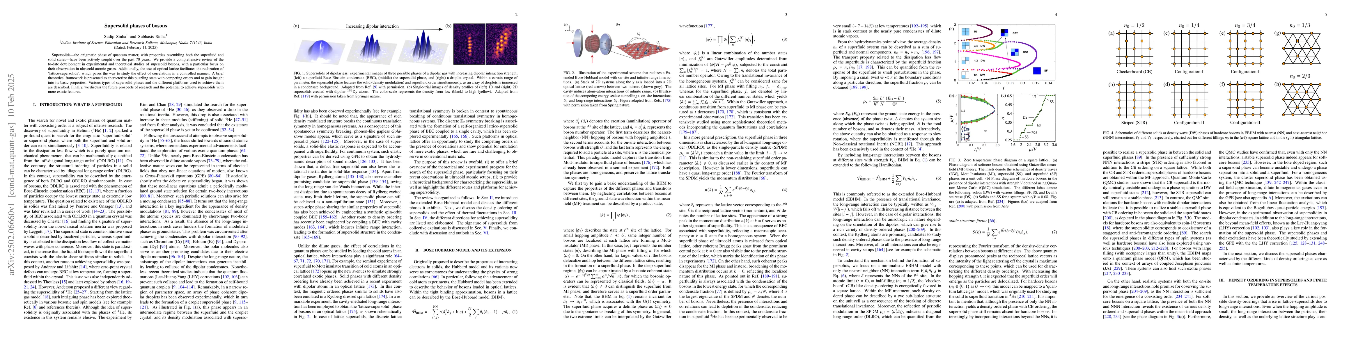 Thumbnail for Supersolid phases of bosons