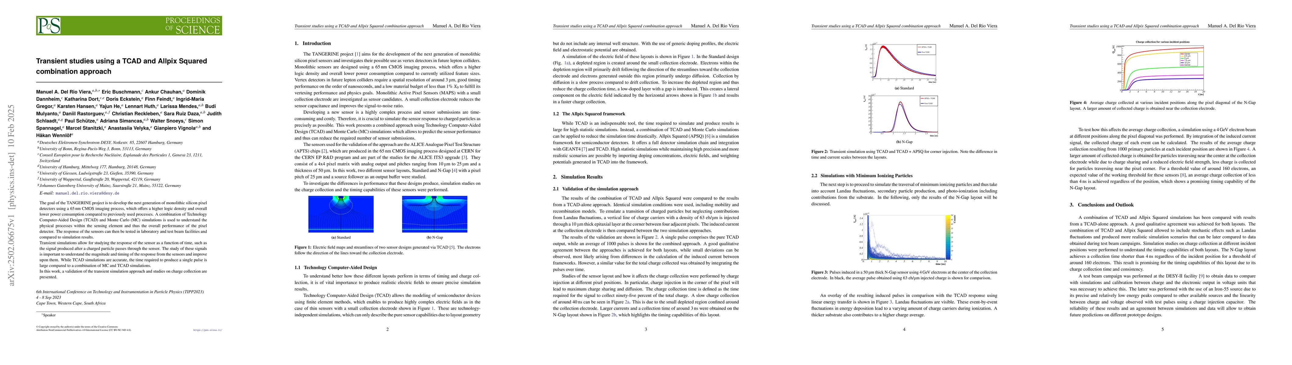 Thumbnail for Transient studies using a TCAD and Allpix Squared combination approach
