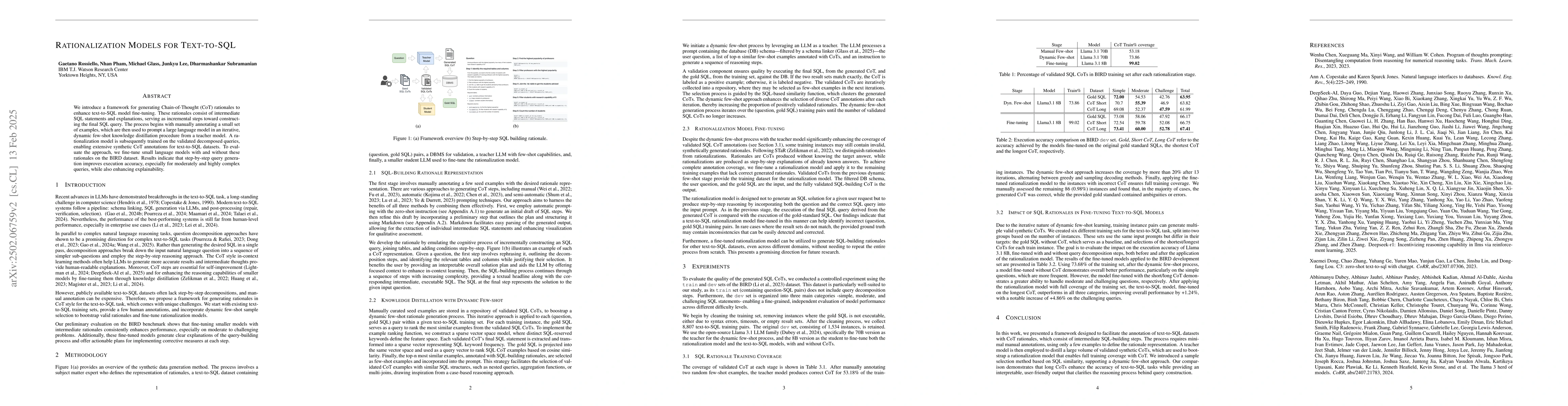 Thumbnail for Rationalization Models for Text-to-SQL