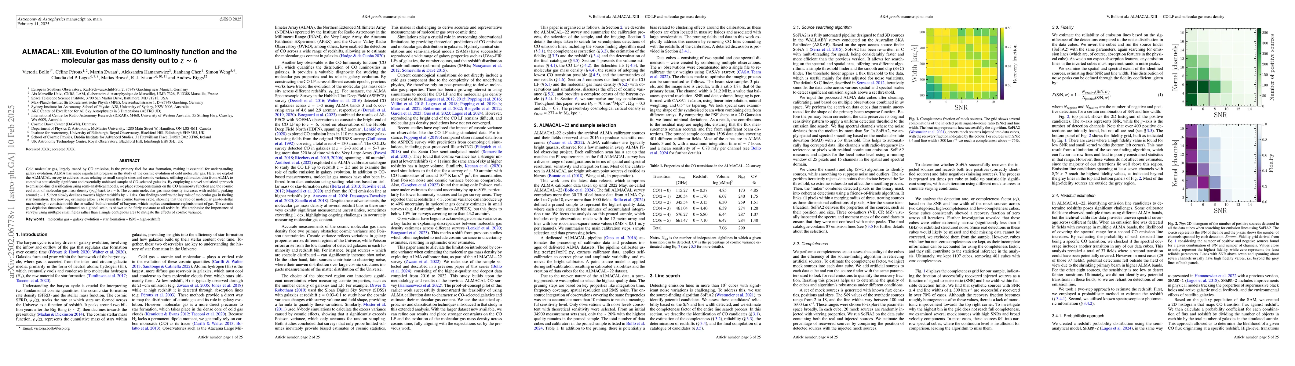 Thumbnail for ALMACAL XIII. Evolution of the CO luminosity function and the molecular
  gas mass density out to $z$ ~ 6