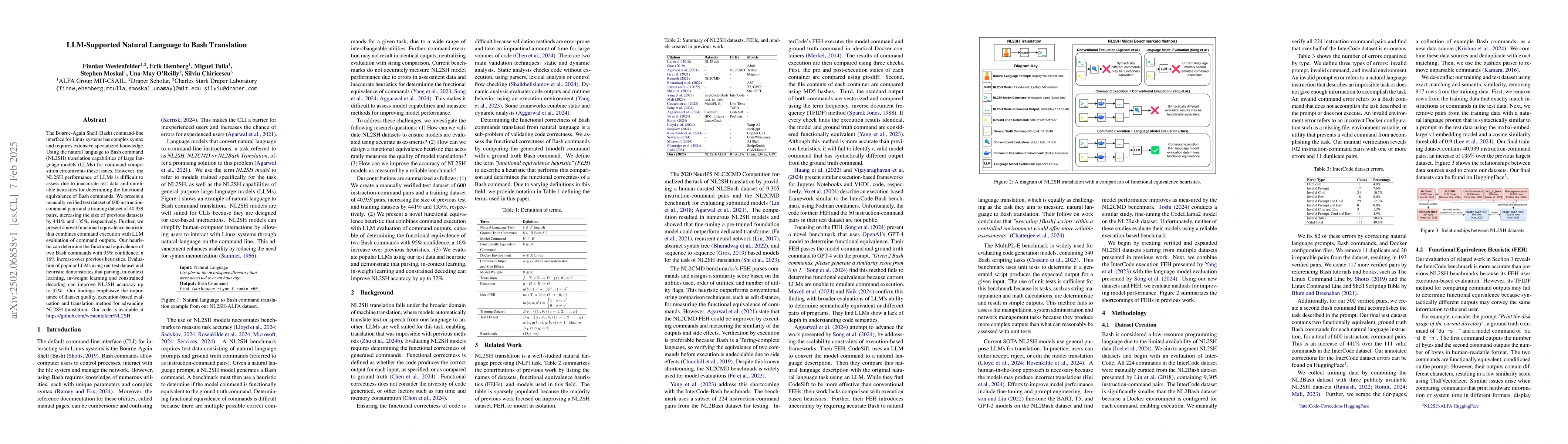 Thumbnail for LLM-Supported Natural Language to Bash Translation