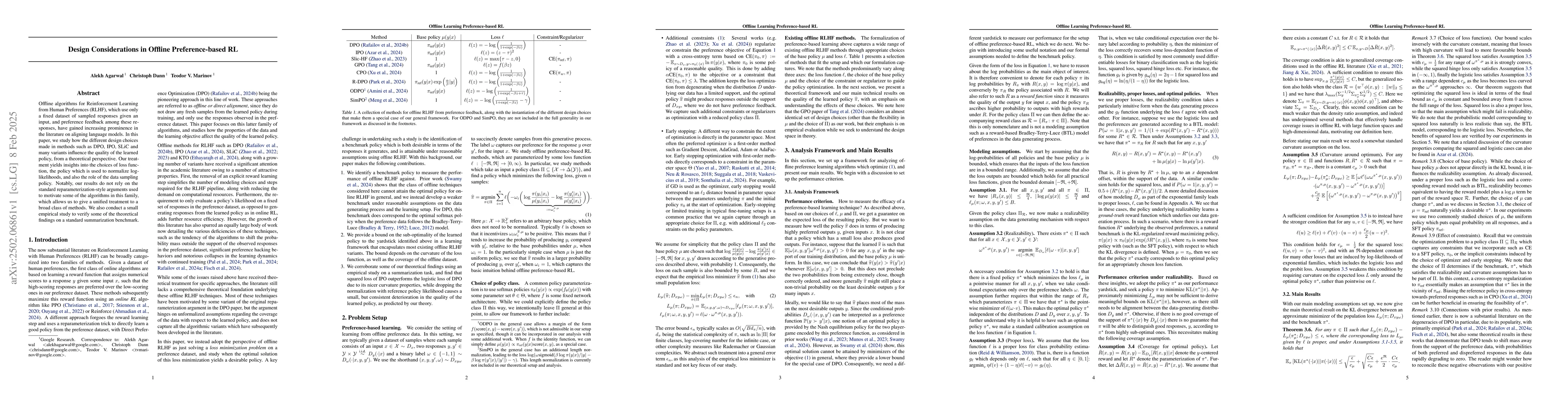 Thumbnail for Design Considerations in Offline Preference-based RL