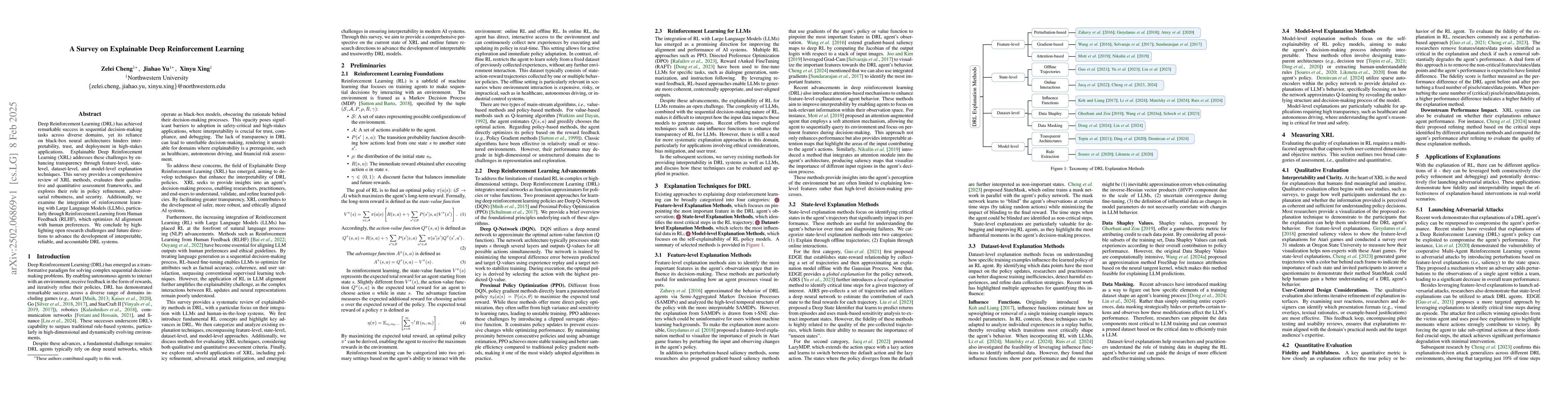 Thumbnail for A Survey on Explainable Deep Reinforcement Learning