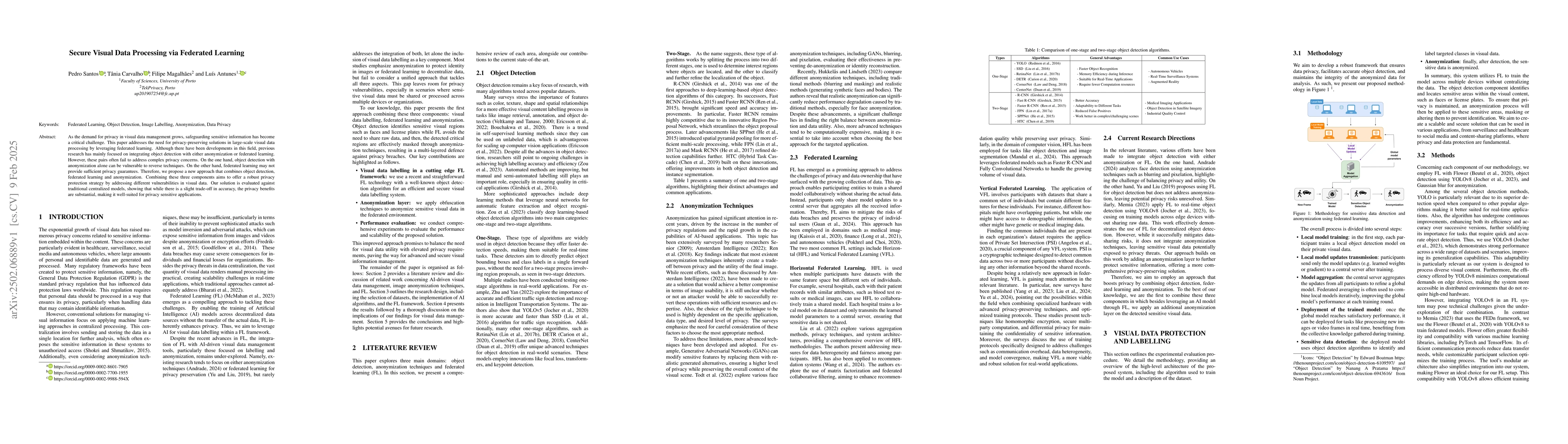Thumbnail for Secure Visual Data Processing via Federated Learning