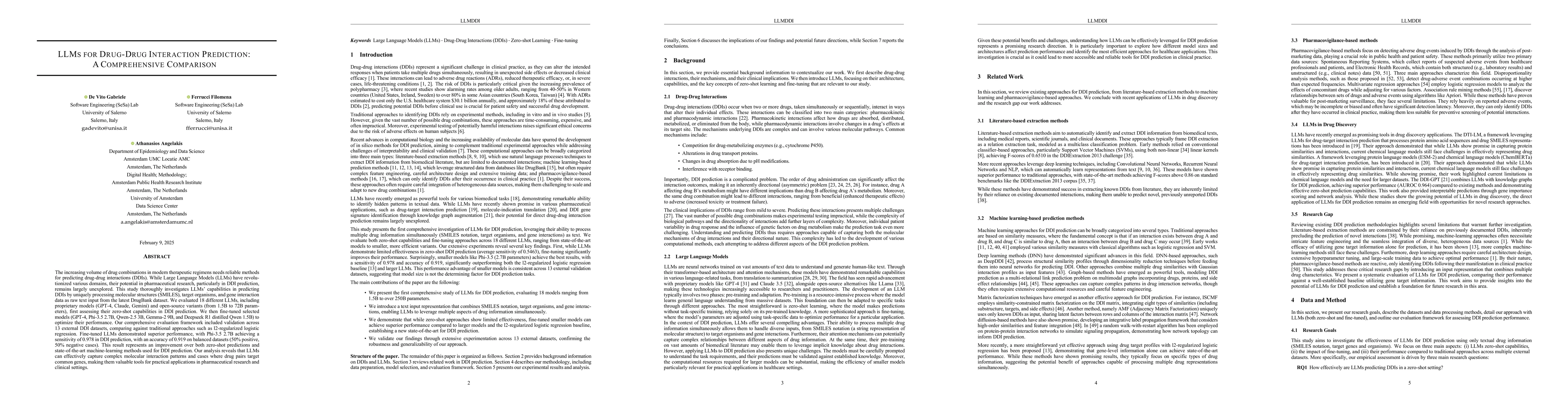 Thumbnail for LLMs for Drug-Drug Interaction Prediction: A Comprehensive Comparison