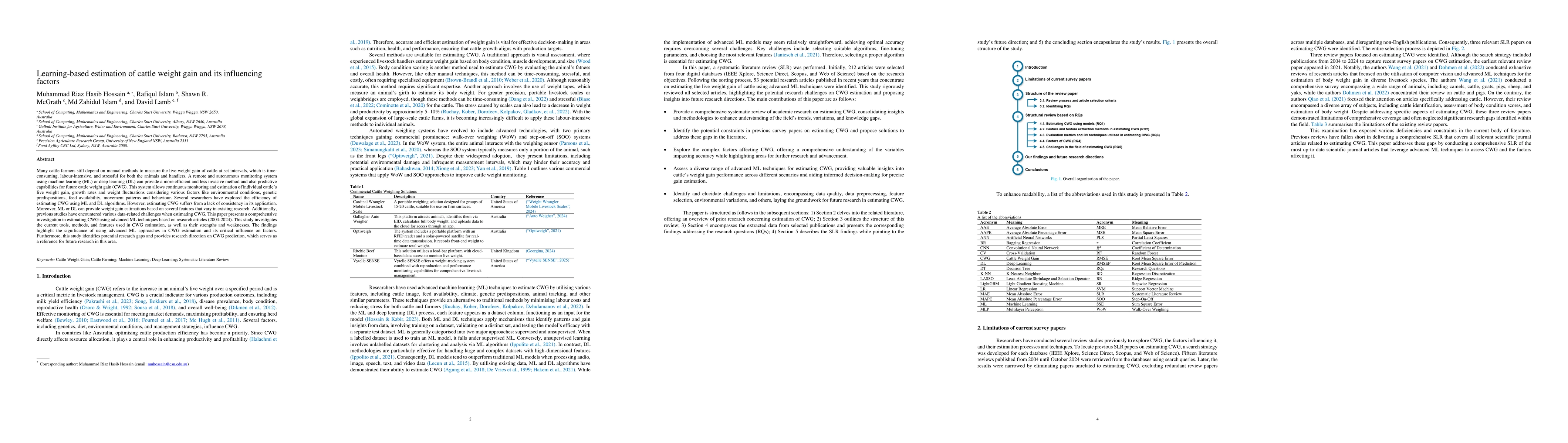 Thumbnail for Learning-based estimation of cattle weight gain and its influencing
  factors