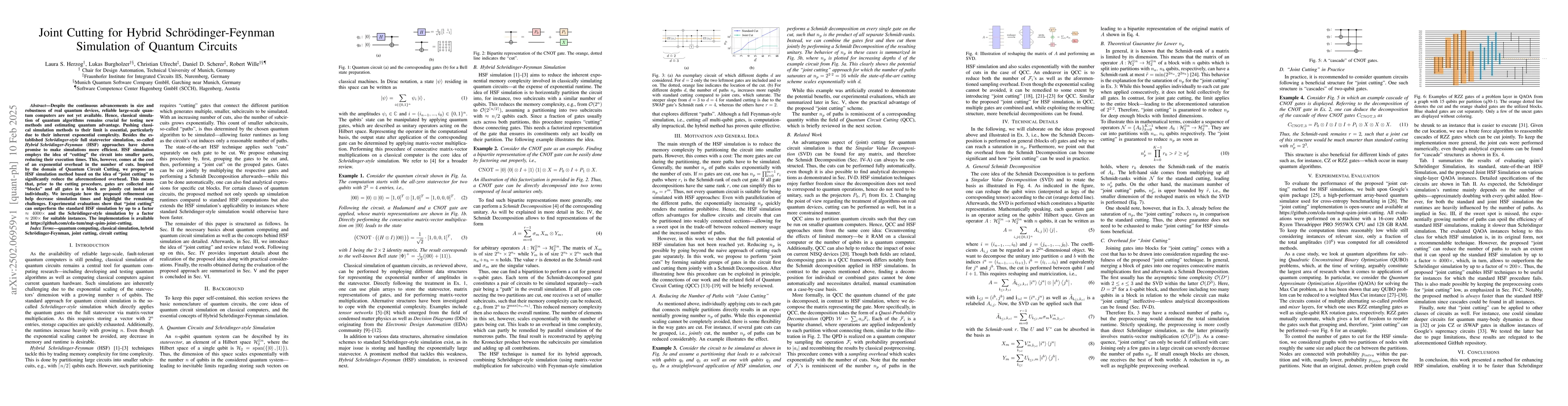 Thumbnail for Joint Cutting for Hybrid Schrödinger-Feynman Simulation of Quantum
  Circuits