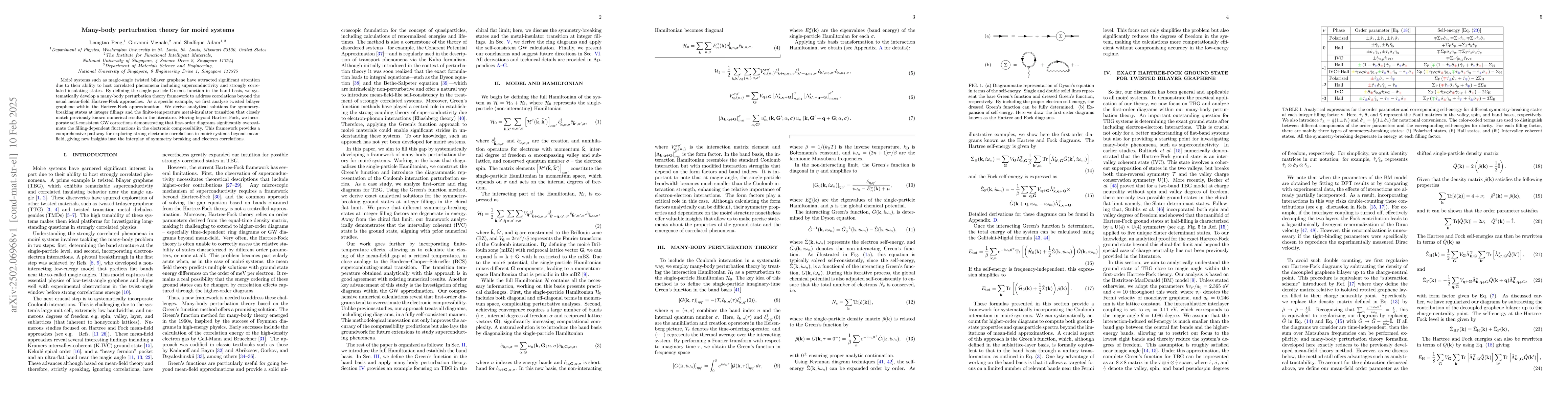 Thumbnail for Many-body perturbation theory for moiré systems