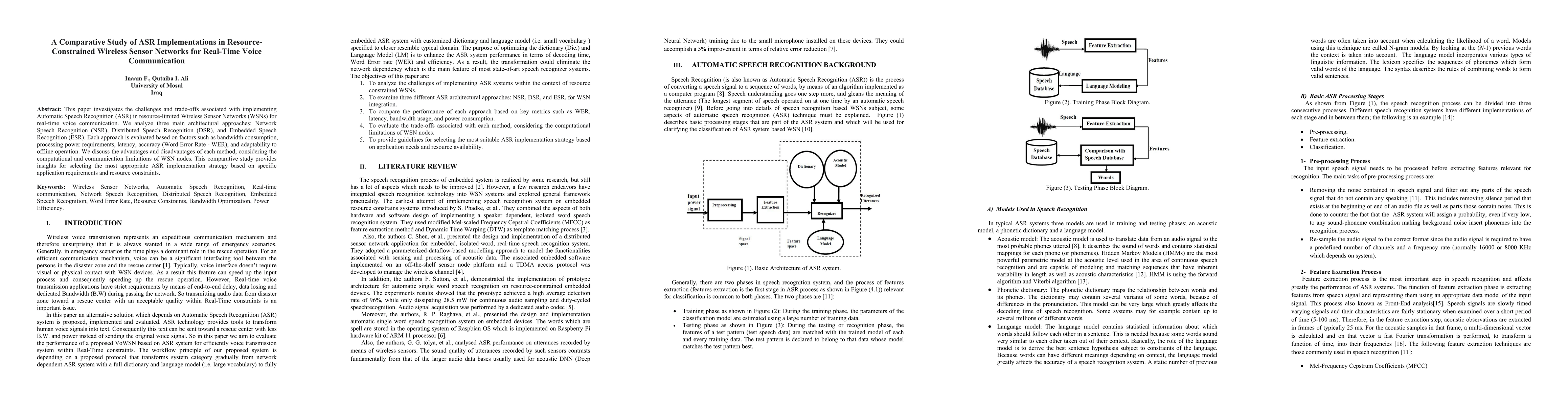Thumbnail for A Comparative Study of ASR Implementations in Resource-Constrained
  Wireless Sensor Networks for Real-Time Voice Communication