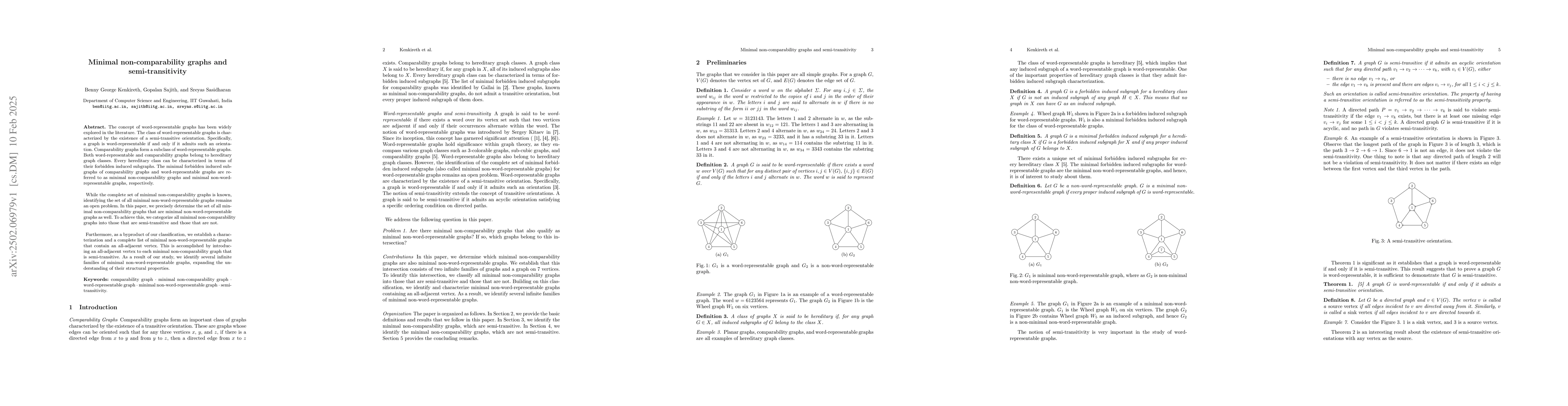 Thumbnail for Minimal non-comparability graphs and semi-transitivity