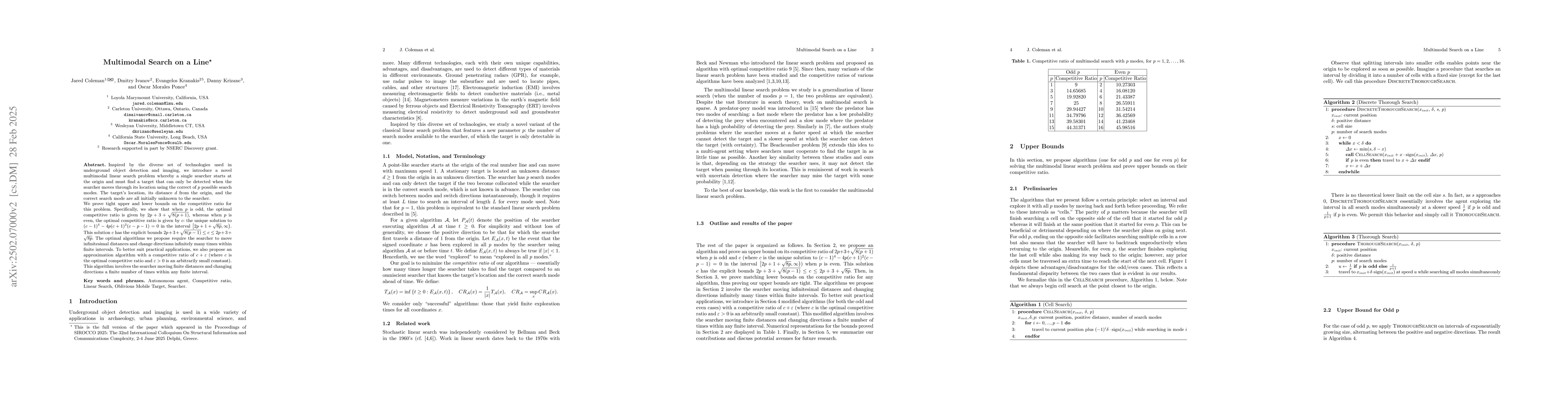 Thumbnail for Multimodal Search on a Line