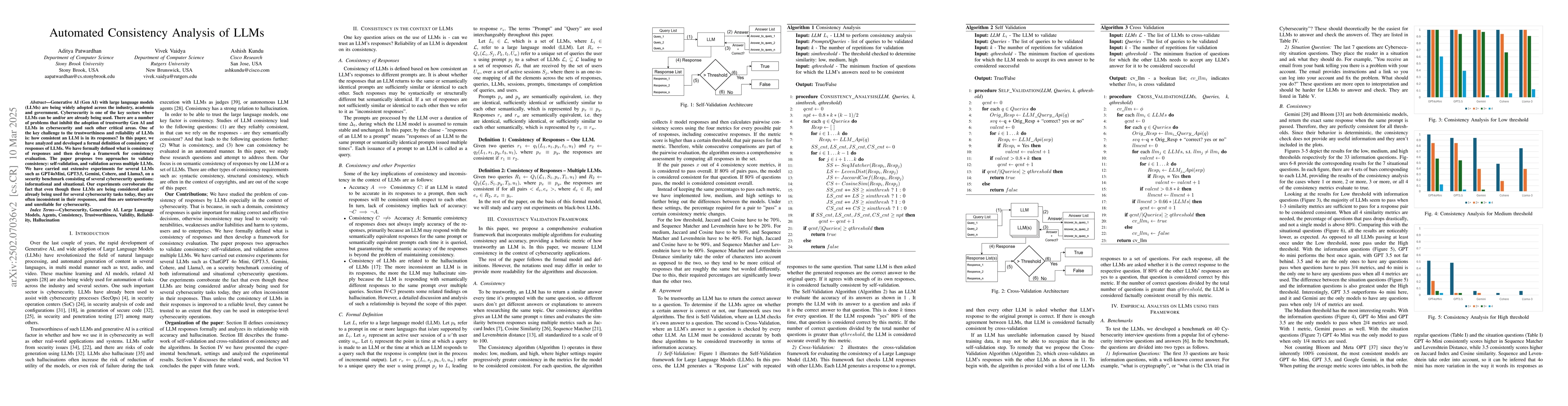 Thumbnail for Automated Consistency Analysis of LLMs