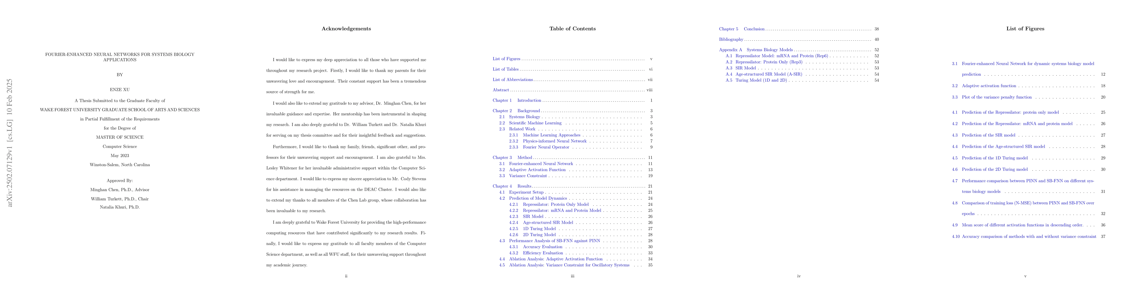 Thumbnail for Fourier-enhanced Neural Networks For Systems Biology Applications