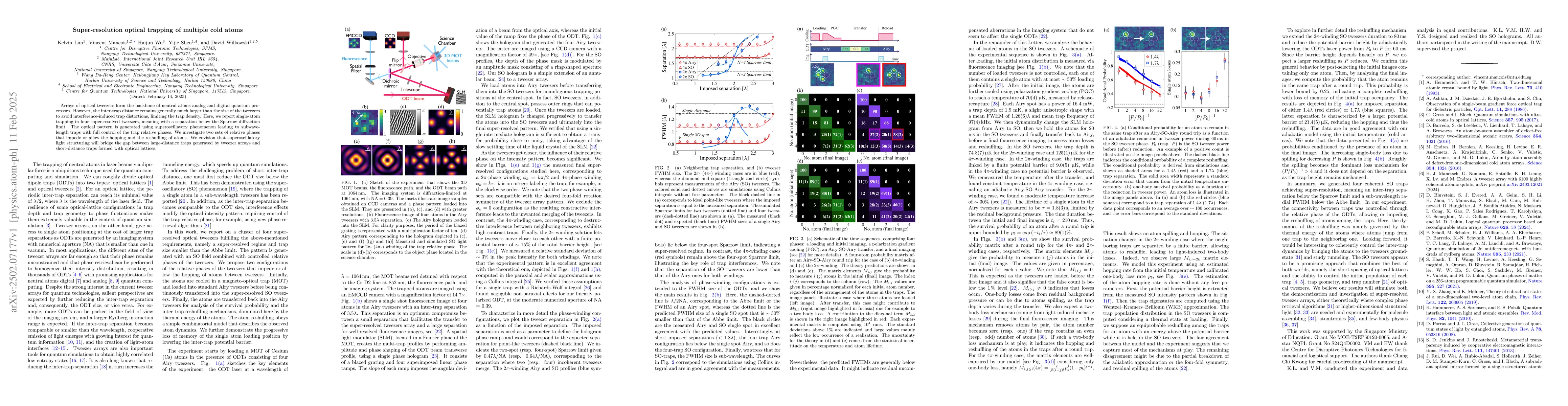 Thumbnail for Super-resolution optical trapping of multiple cold atoms