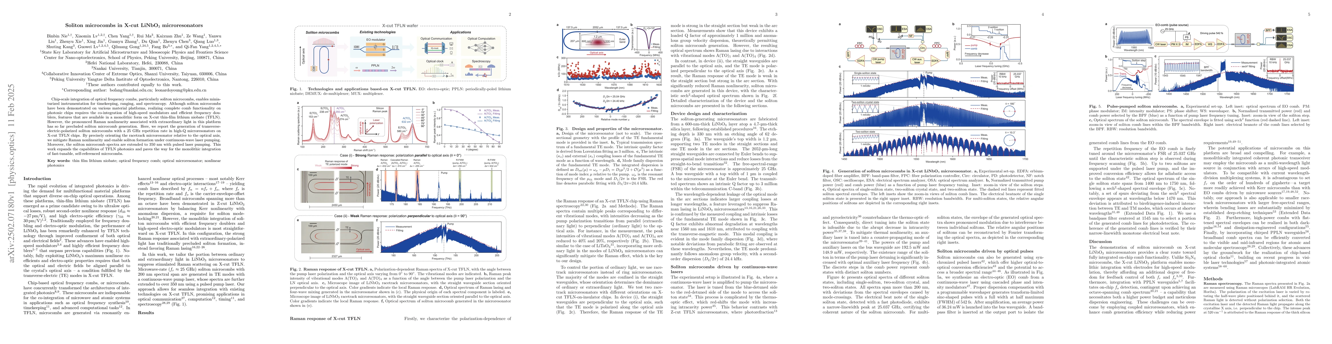 Thumbnail for Soliton microcombs in X-cut LiNbO3 microresonators
