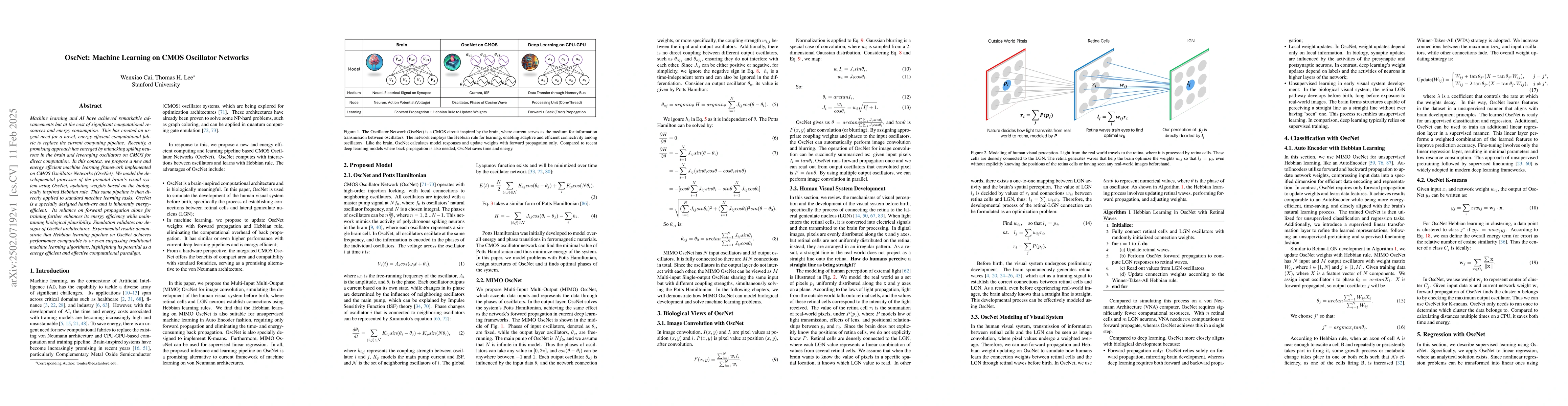 Thumbnail for OscNet: Machine Learning on CMOS Oscillator Networks
