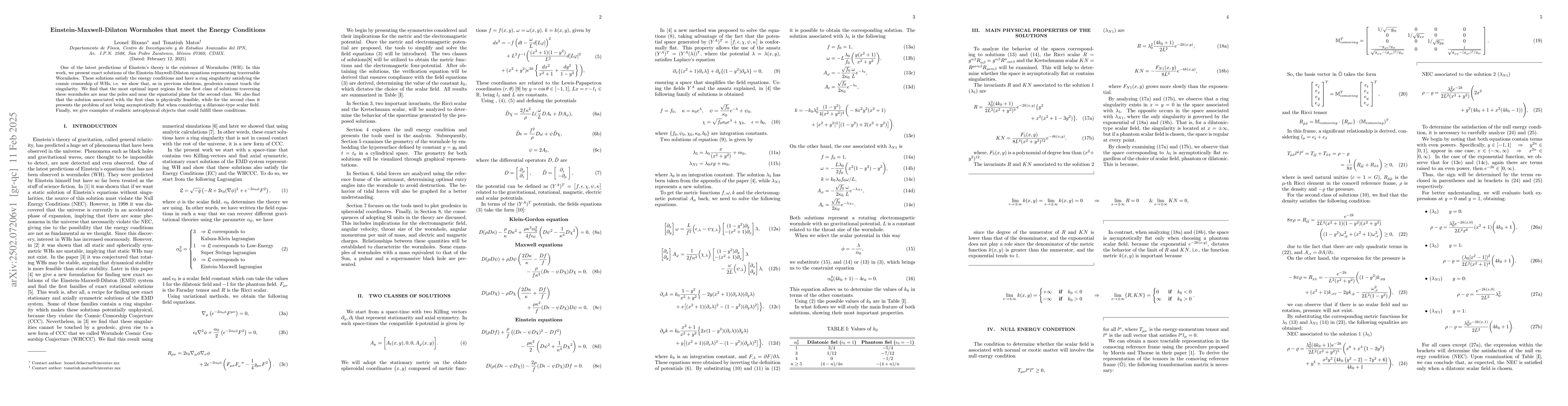 Thumbnail for Einstein-Maxwell-Dilaton Wormholes that meet the Energy Conditions
