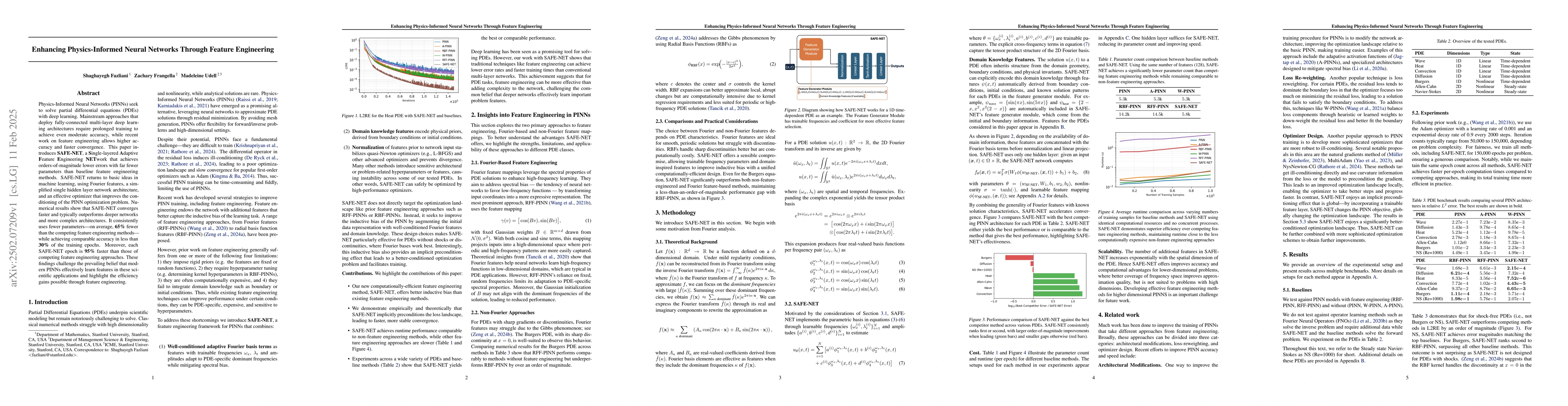 Thumbnail for Enhancing Physics-Informed Neural Networks Through Feature Engineering