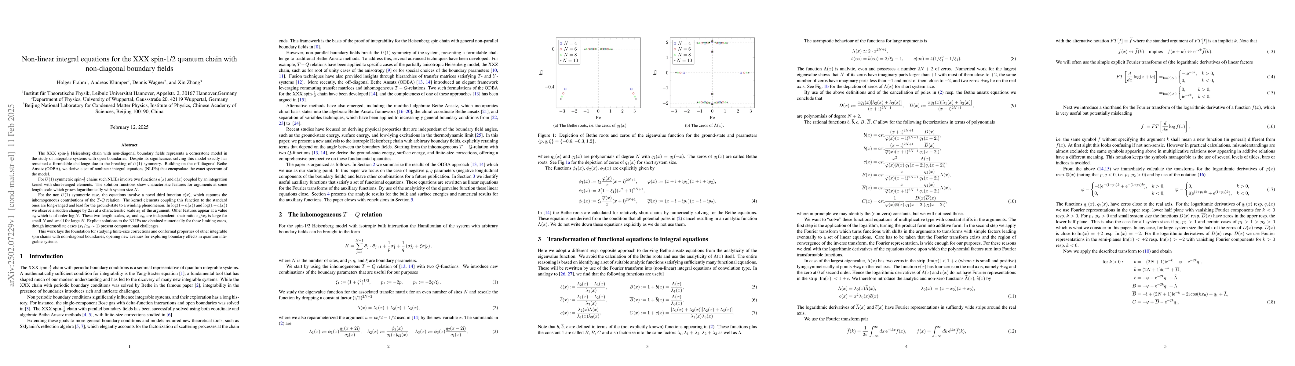 Thumbnail for Non-linear integral equations for the XXX spin-1/2 quantum chain with
  non-diagonal boundary fields
