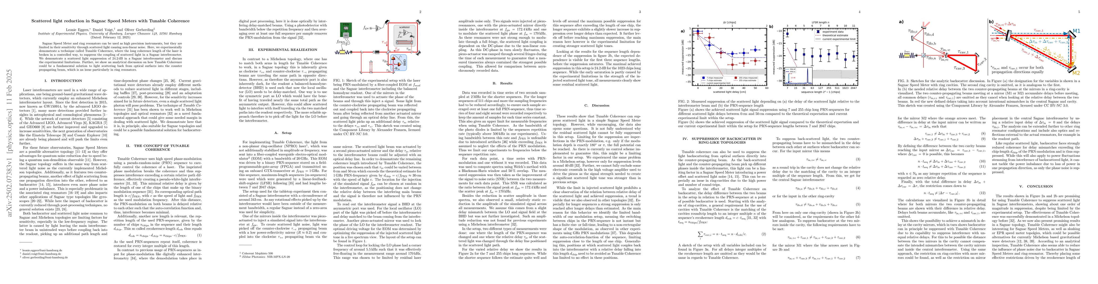 Thumbnail for Scattered light reduction in Sagnac Speed Meters with Tunable Coherence