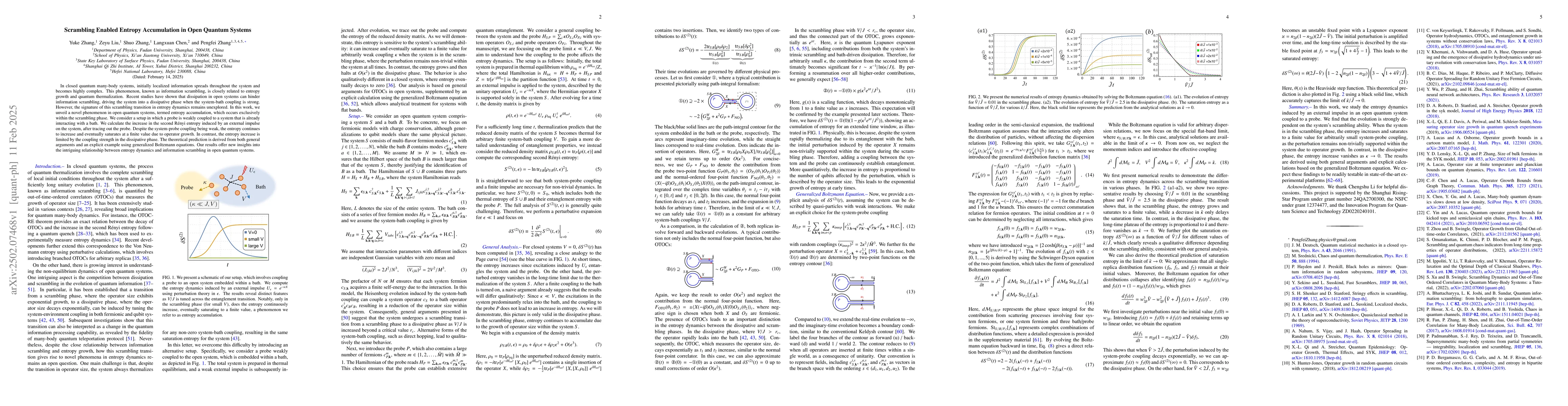Thumbnail for Scrambling Enabled Entropy Accumulation in Open Quantum Systems