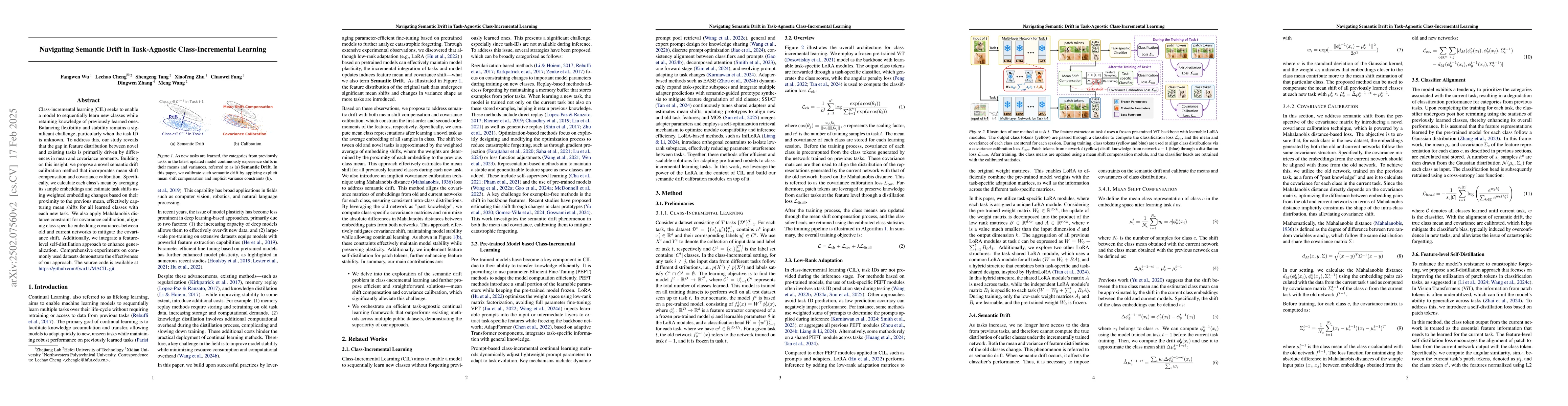 Thumbnail for Navigating Semantic Drift in Task-Agnostic Class-Incremental Learning