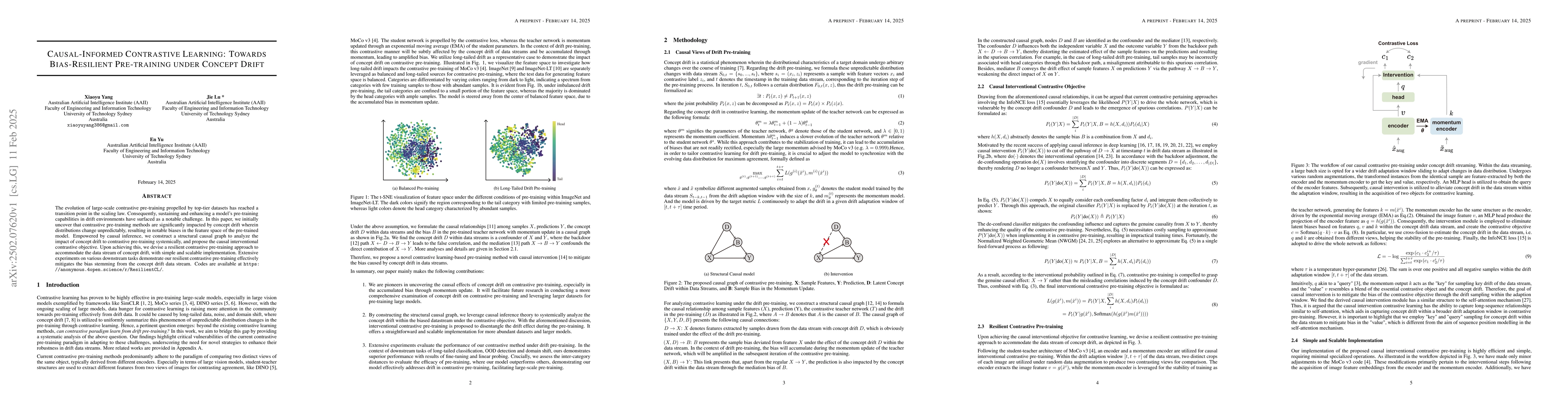 Thumbnail for Causal-Informed Contrastive Learning: Towards Bias-Resilient
  Pre-training under Concept Drift