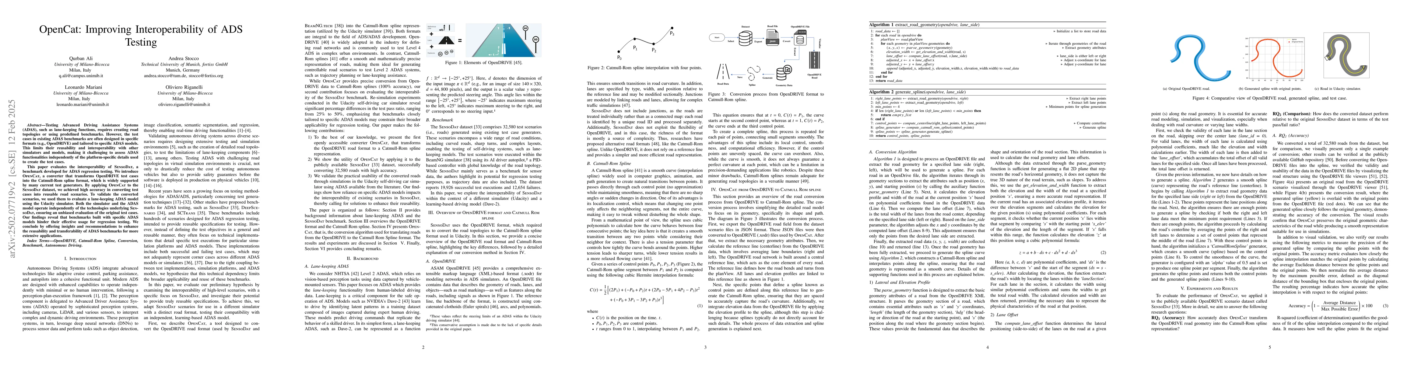 Thumbnail for OpenCat: Improving Interoperability of ADS Testing
