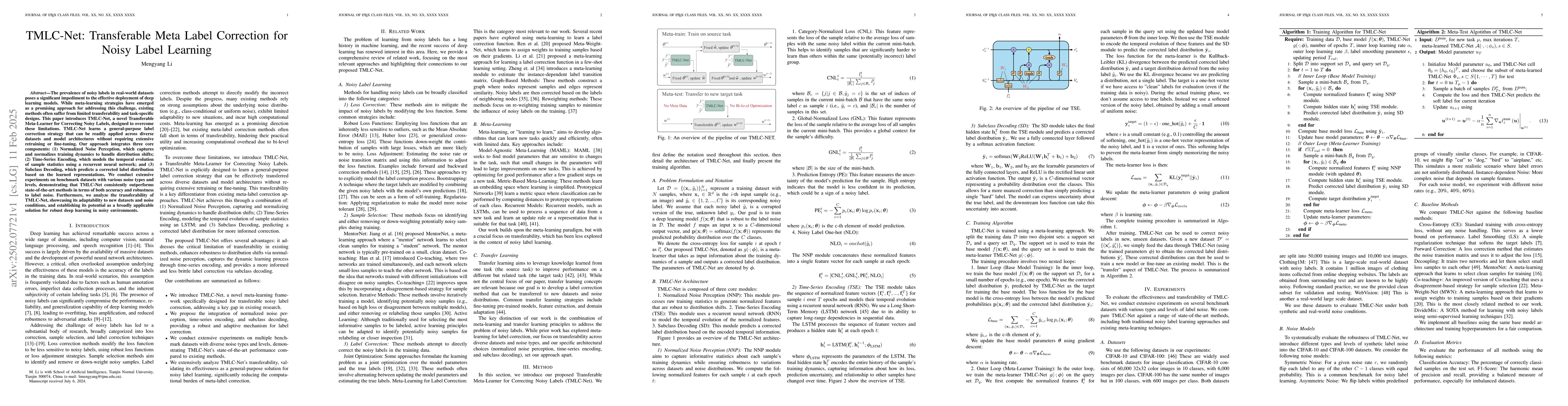 Thumbnail for TMLC-Net: Transferable Meta Label Correction for Noisy Label Learning