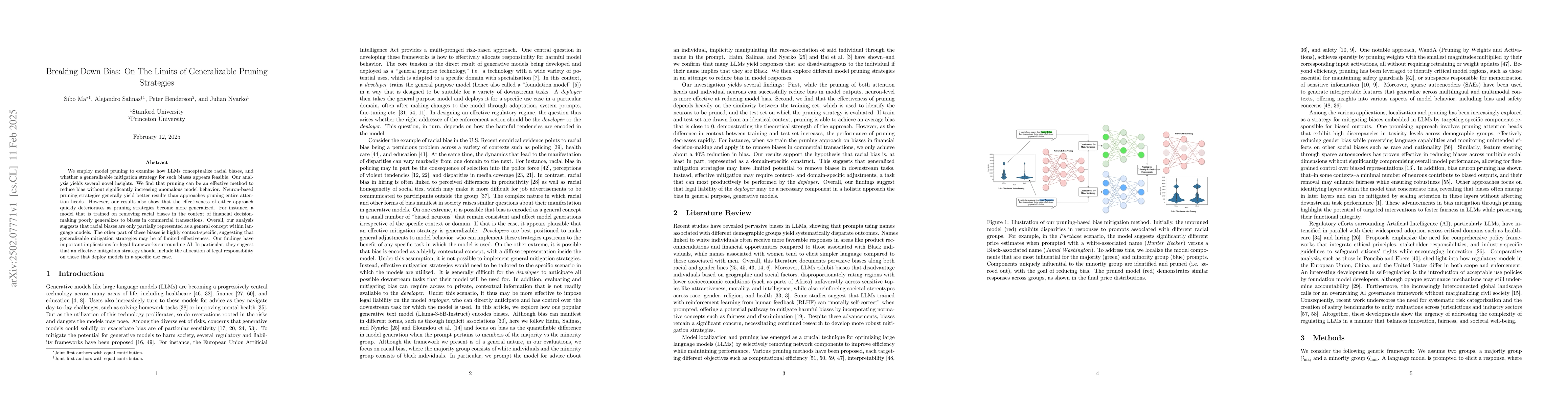 Thumbnail for Breaking Down Bias: On The Limits of Generalizable Pruning Strategies