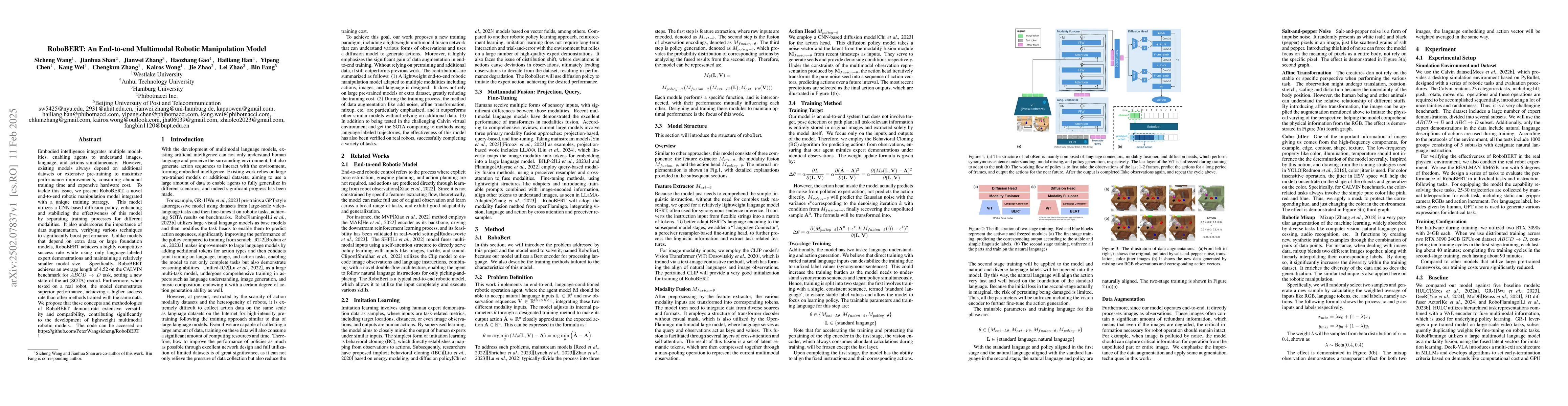 Thumbnail for RoboBERT: An End-to-end Multimodal Robotic Manipulation Model