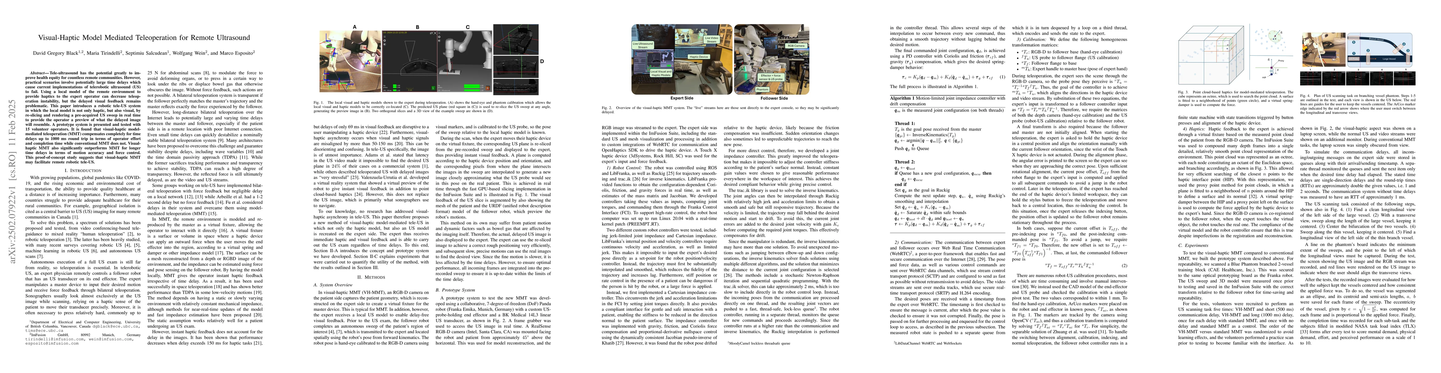 Thumbnail for Visual-Haptic Model Mediated Teleoperation for Remote Ultrasound