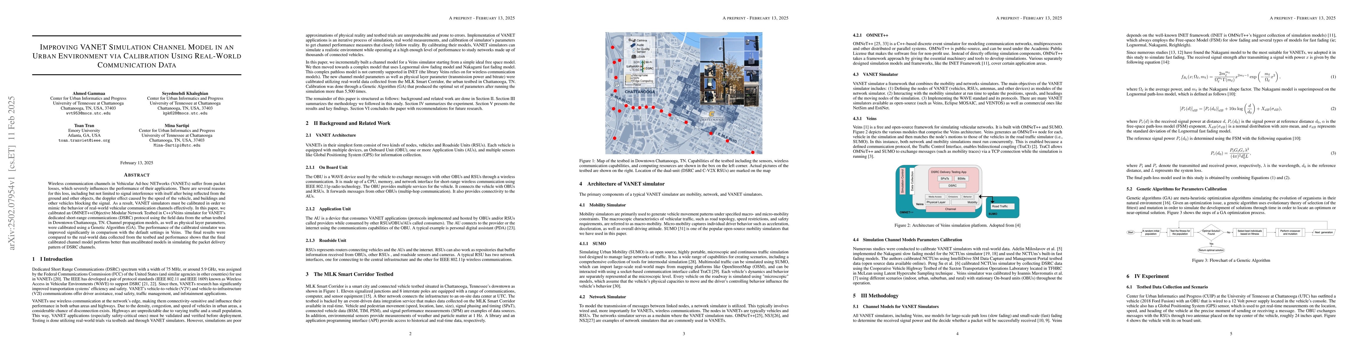 Thumbnail for Improving VANET Simulation Channel Model in an Urban Environment via
  Calibration Using Real-World Communication Data