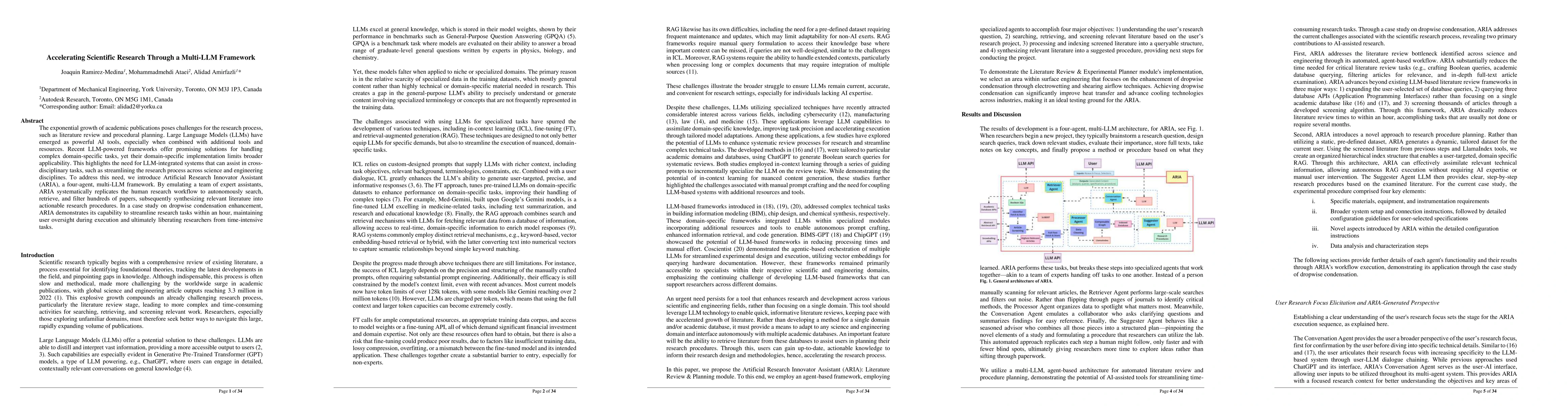 Thumbnail for Accelerating Scientific Research Through a Multi-LLM Framework
