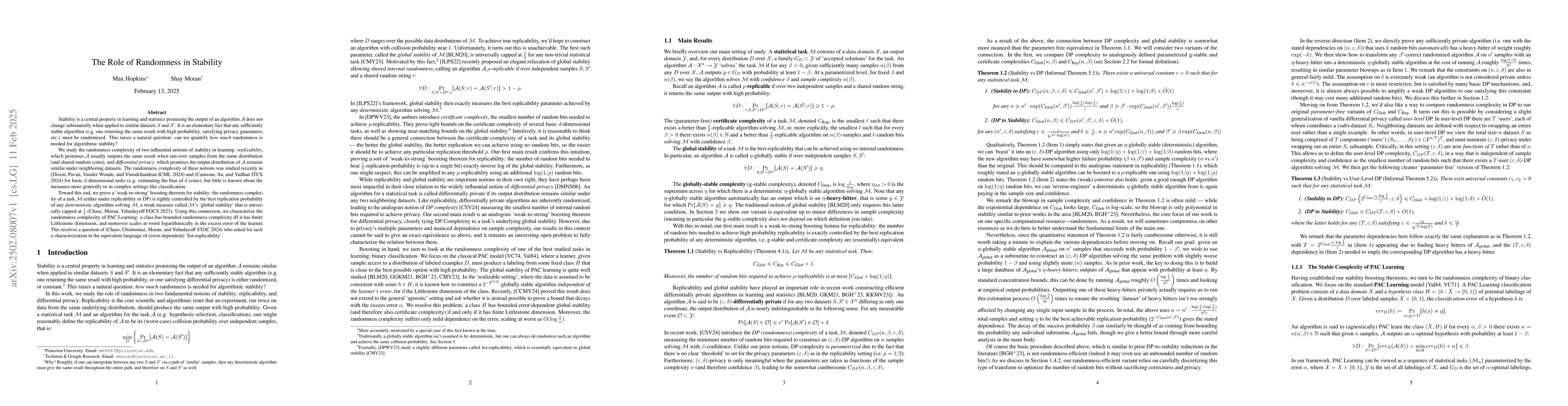 Thumbnail for The Role of Randomness in Stability