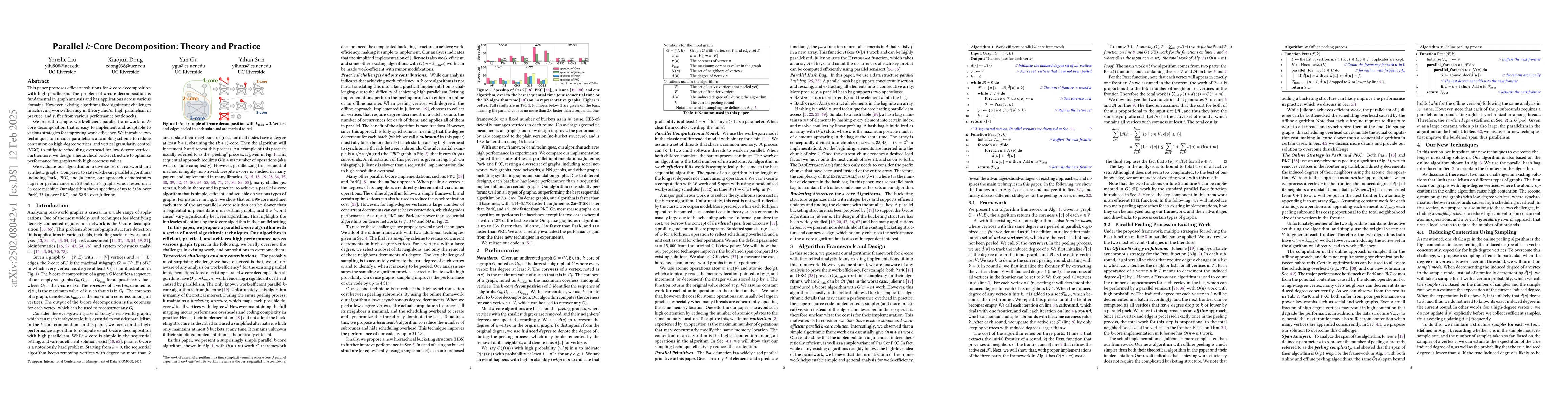 Thumbnail for Parallel $k$-Core Decomposition: Theory and Practice