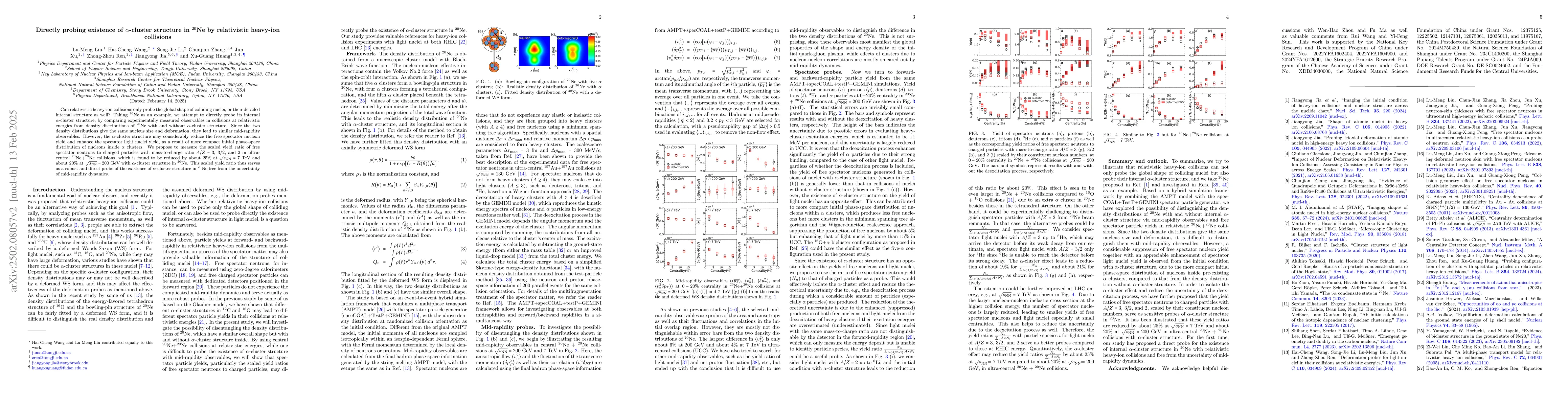 Thumbnail for Directly probing existence of $α$-cluster structure in $^{20}$Ne by
  relativistic heavy-ion collisions