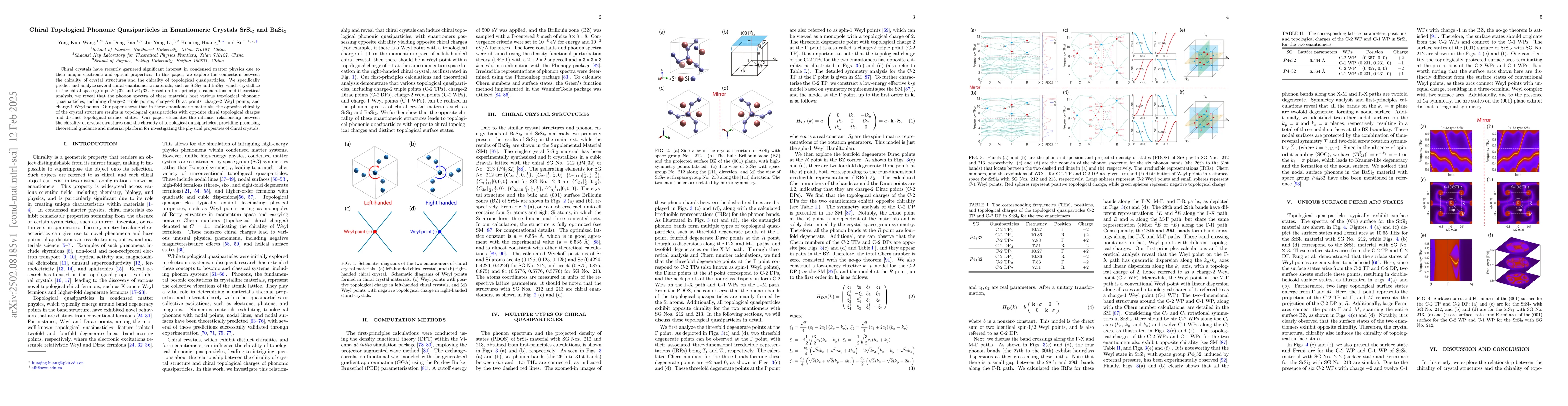 Thumbnail for Chiral Topological Phononic Quasiparticles in Enantiomeric Crystals
  SrSi$_2$ and BaSi$_2$