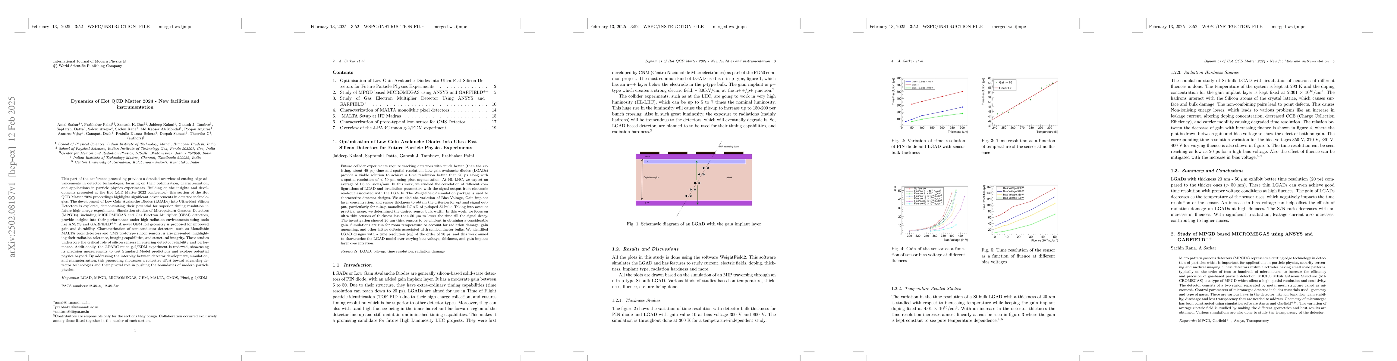 Thumbnail for Dynamics of Hot QCD Matter 2024 -- New facilities and instrumentation