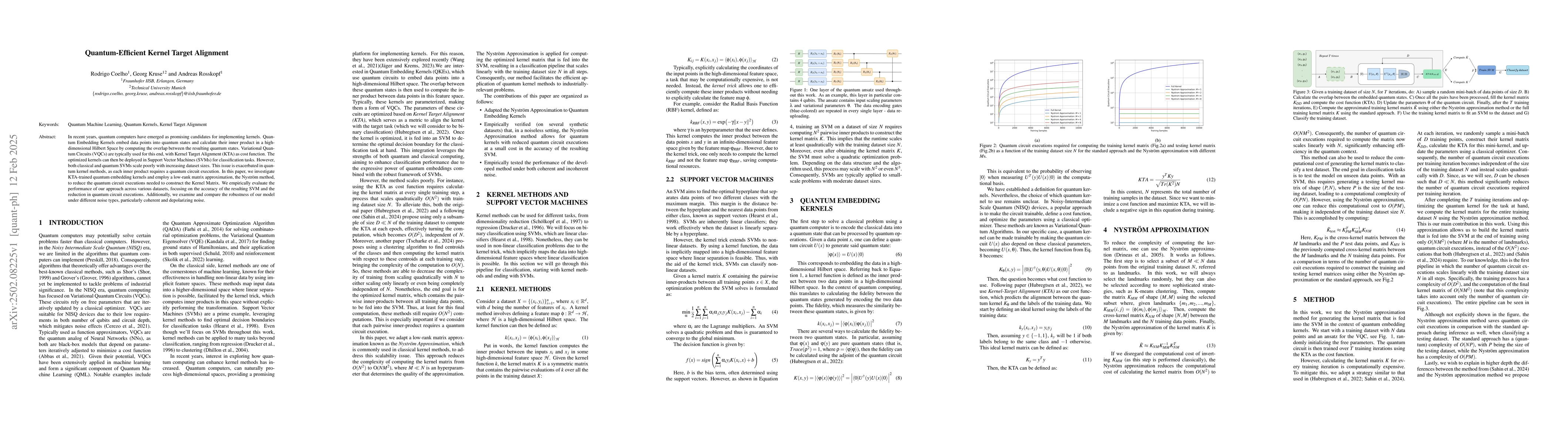 Thumbnail for Quantum-Efficient Kernel Target Alignment
