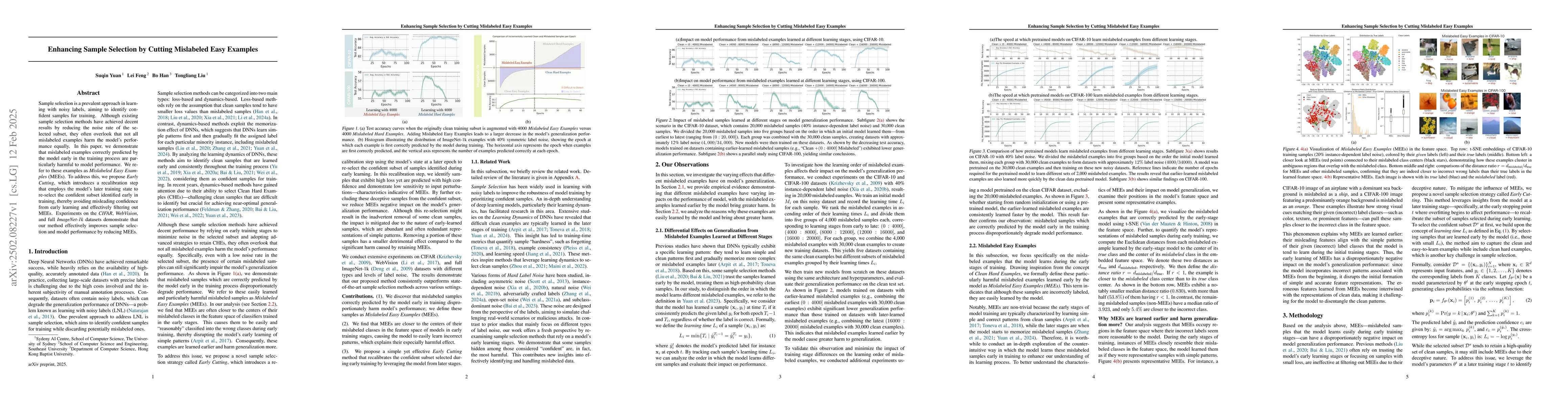 Thumbnail for Enhancing Sample Selection by Cutting Mislabeled Easy Examples