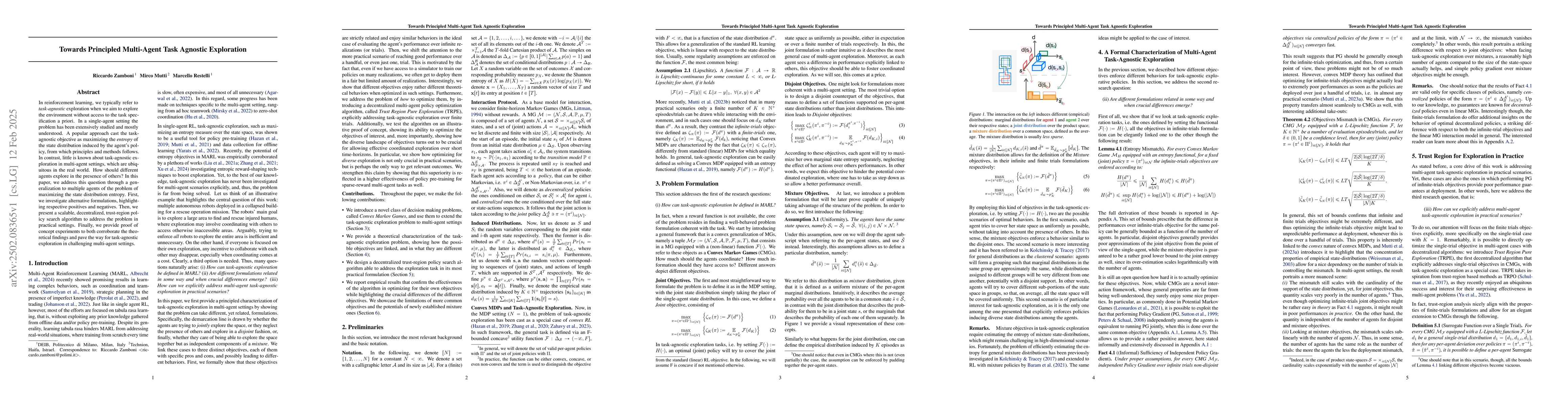 Thumbnail for Towards Principled Multi-Agent Task Agnostic Exploration