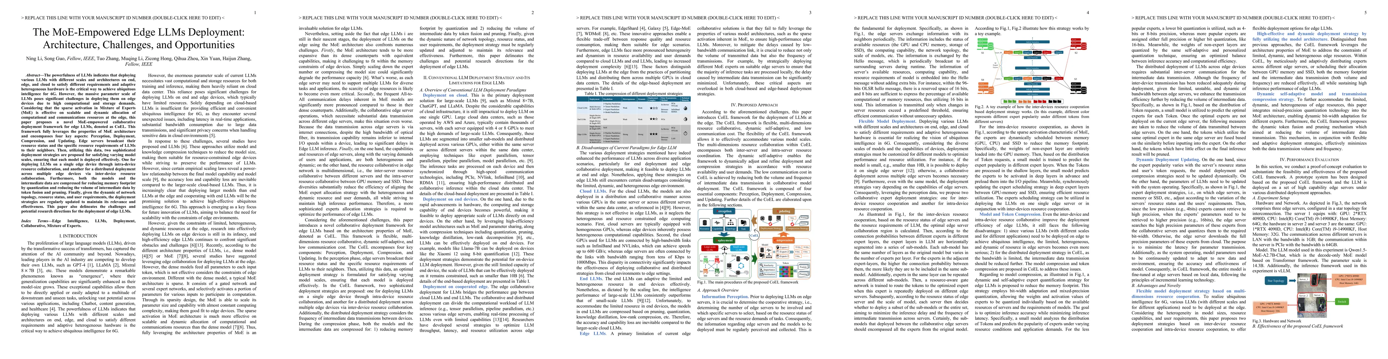 Thumbnail for The MoE-Empowered Edge LLMs Deployment: Architecture, Challenges, and
  Opportunities