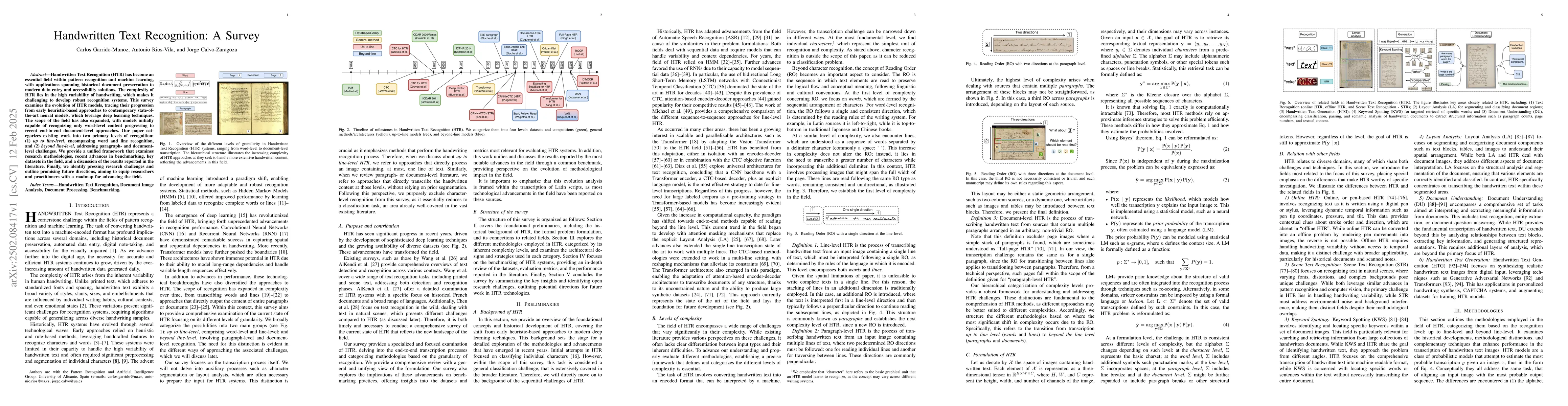 Thumbnail for Handwritten Text Recognition: A Survey