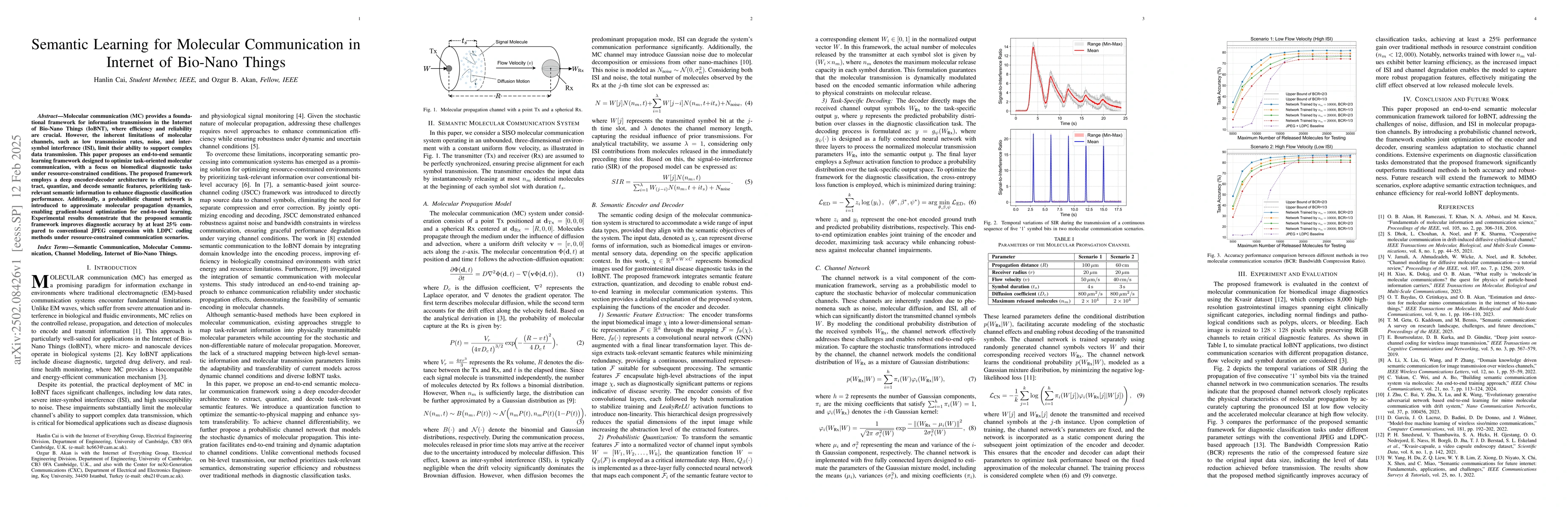 Thumbnail for Semantic Learning for Molecular Communication in Internet of Bio-Nano
  Things