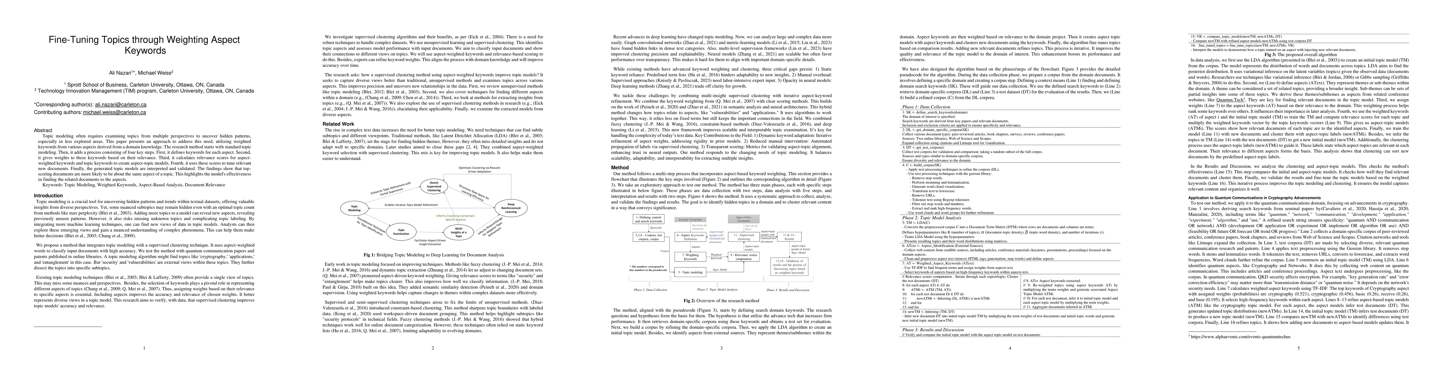 Thumbnail for Fine-Tuning Topics through Weighting Aspect Keywords