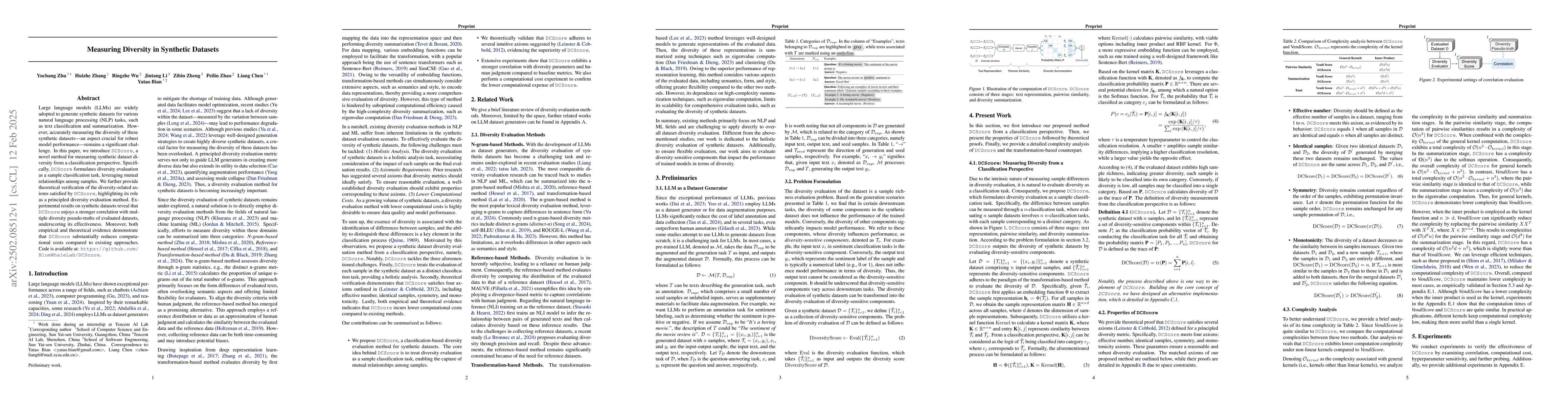 Thumbnail for Measuring Diversity in Synthetic Datasets
